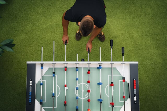 Table Football Training at Kickoff School